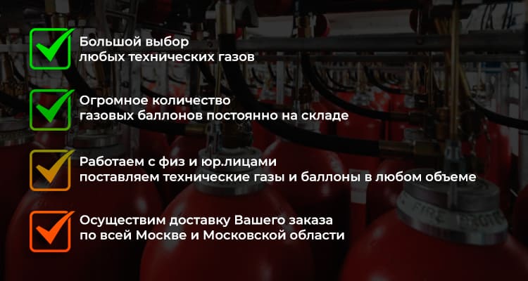Технические газы в Павловском Посаде